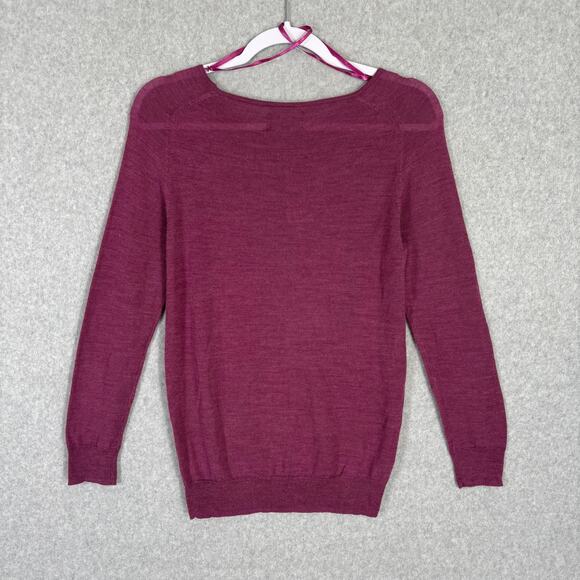 Fenn Wright Manson Sweater Women Small Pink Merino Wool Thin Casual Classic READ - Picture 7 of 9